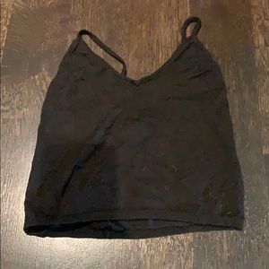 Black cami cropped